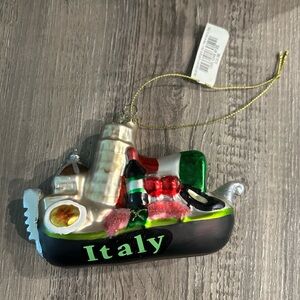 Italy Themed Holiday Ornament